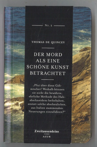 Der mord als schöne - als, kunst