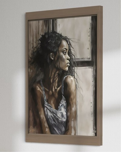 Schöne frau leinwand - schöne,