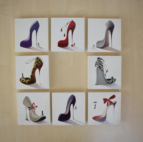 Schuhbilder set 8 - -,