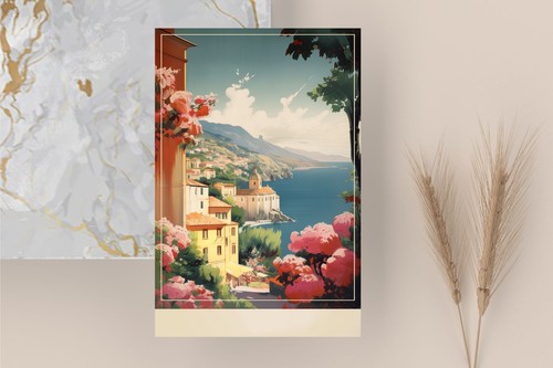 Vintage travel italien poster - travel,