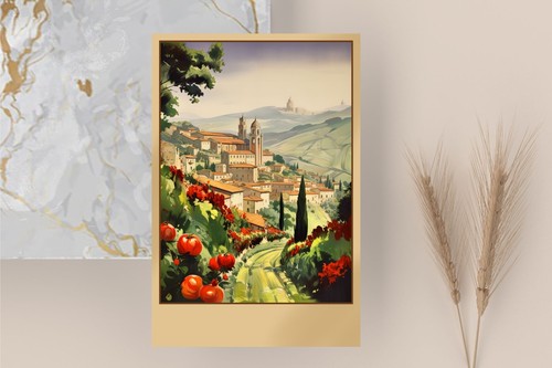 Vintage travel italien poster - italien,
