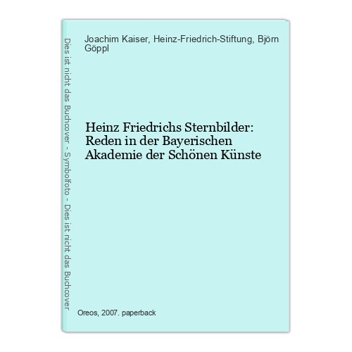 Heinz friedrichs sternbilder - friedrichs,